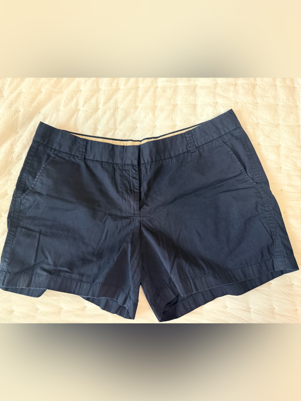 J. Crew Navy Chino Shorts size 14